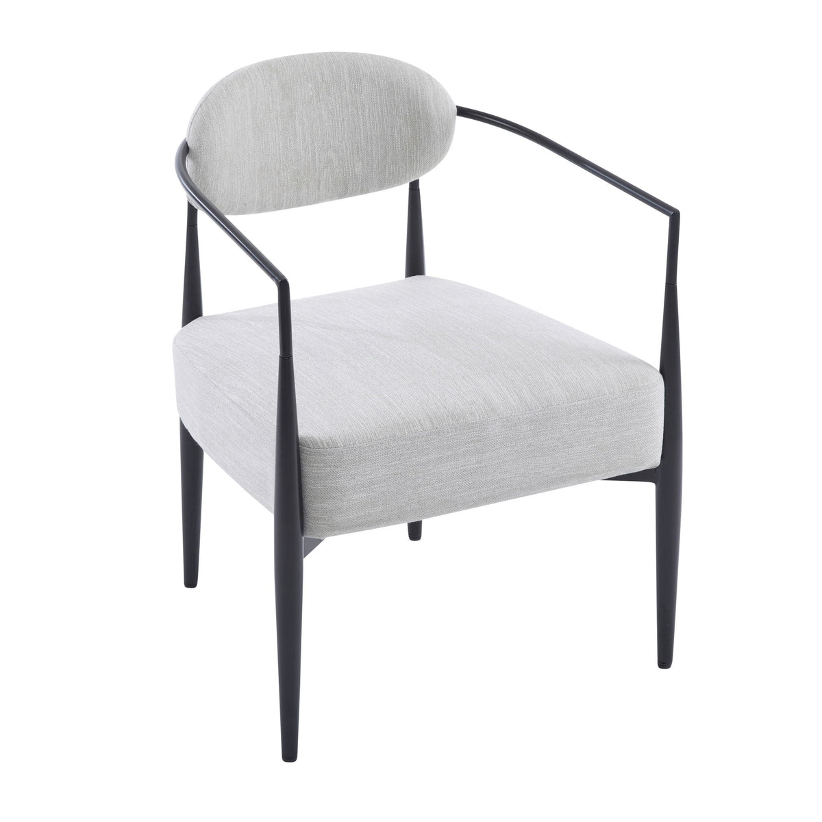 Modern Upholstered Accent Armchair With Pocket Spring Seat
