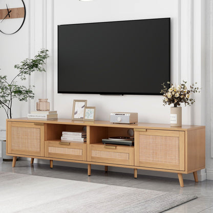 TV Stand, Media Console With Cable Management