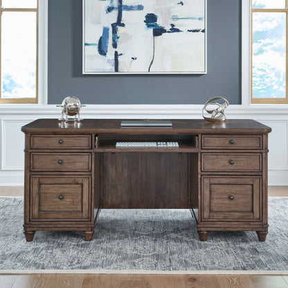 Harrison Heights - Jr Executive Desk - Sienna