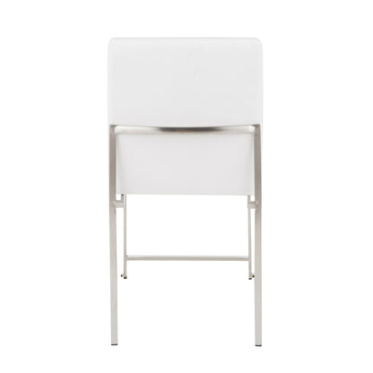 Fuji - Contemporary Modern Elegance High Back Dining Chair (Set of 2)