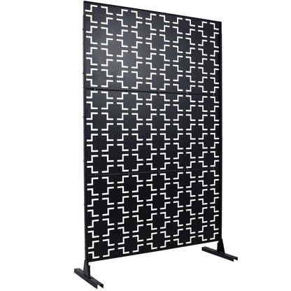 Outdoor & Indoor Metal Privacy Freestanding Decorative Screen