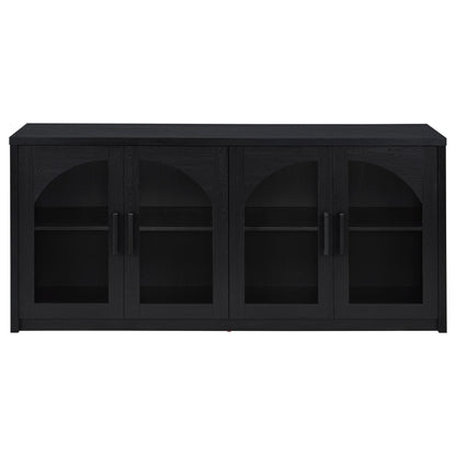Shayne - 4 Door Sideboard With Arched Doors - Black