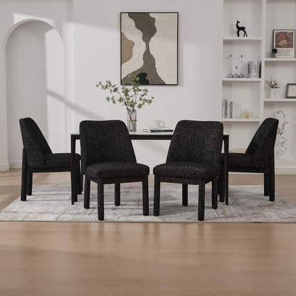 Wide Minimalist Dining Chair