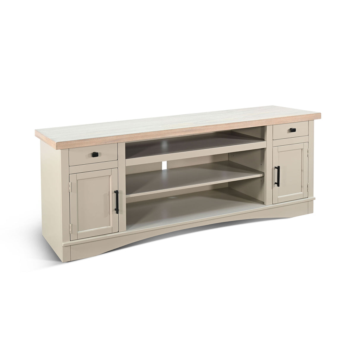 Media Cabinet - Wheat / Pavestone