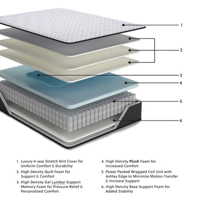 Anniversary Edition Plush - Full Mattress - White