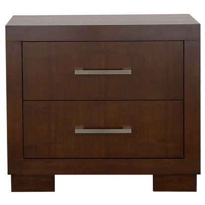 Polk - 2 Drawer Nightstand With Slim Handles - Cappuccino