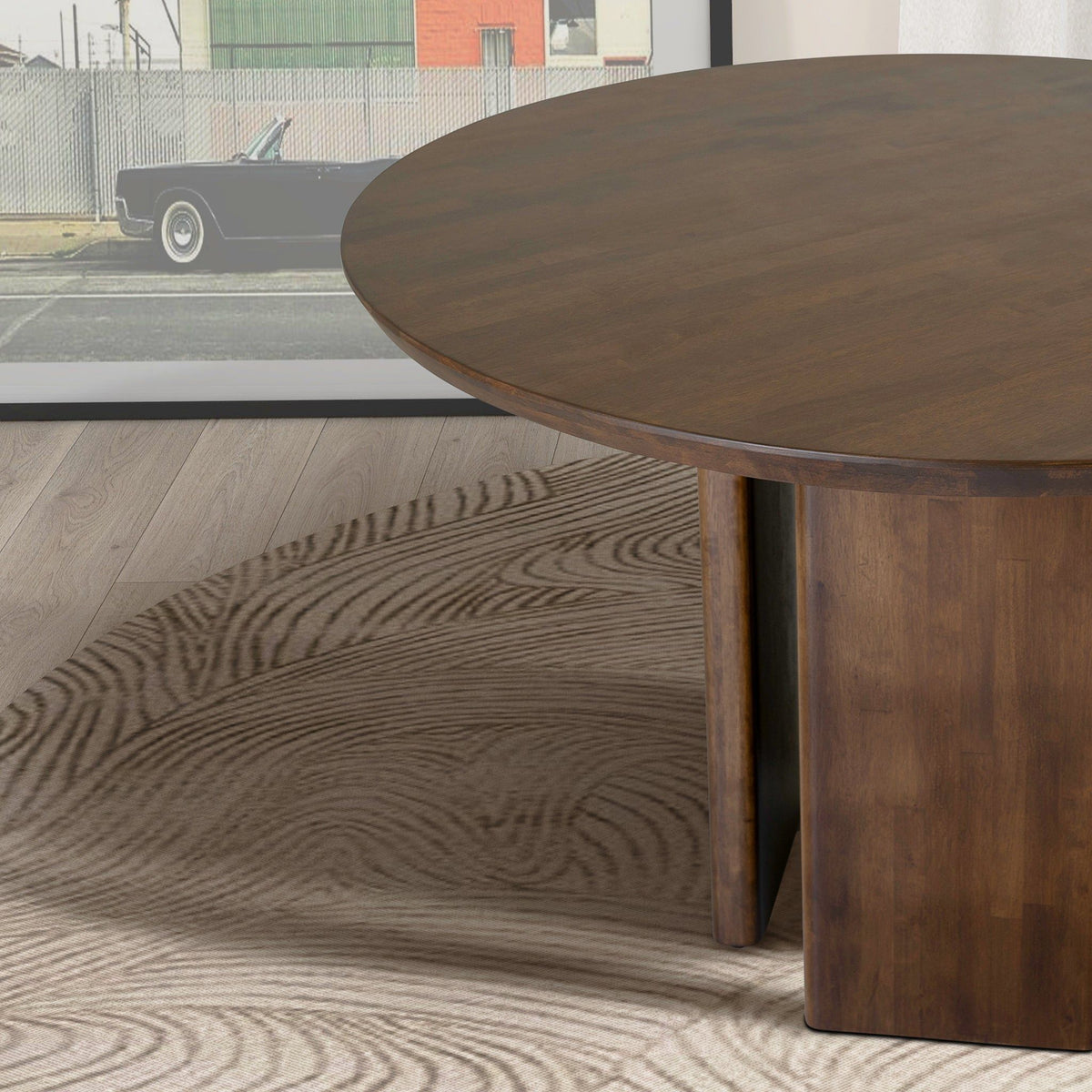 Alden - Round Dining Table - Walnut