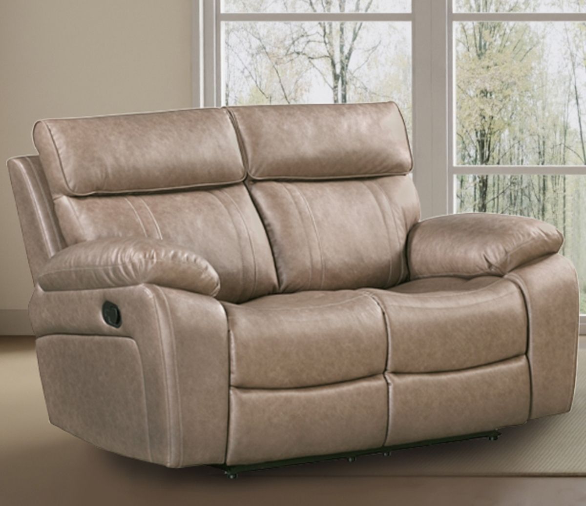 Theon - Manual Reclining Sofa, Loveseat And Recliner - Stokes Toffee