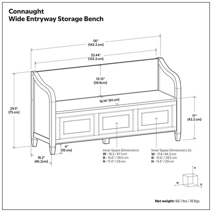 Connaught - Storage Bench