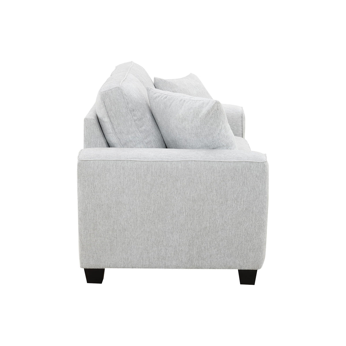 Ashbury - Loveseat With 2 Pillows - Soft Gray