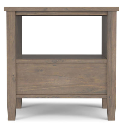Ela - End Table - Brown