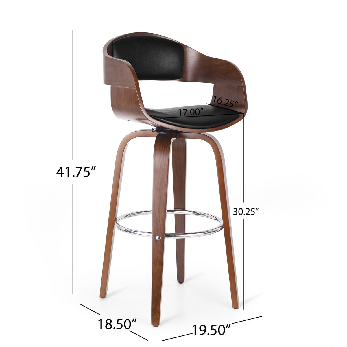 Modern Bar Stool, Swivel Function