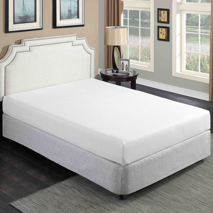 8" Plush Gel Memory Foam Mattress For Bed, Aloe Vera Cover