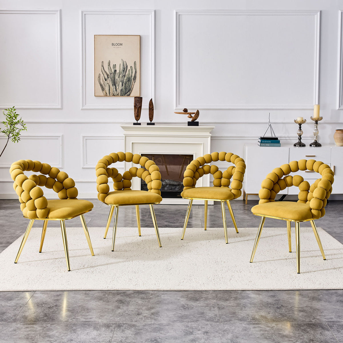 Puffy Bubble, Ball Chain Chairs For Dining Room