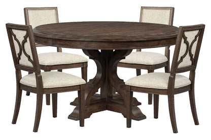 Jubilee - 54" Round Dining Table - Brown
