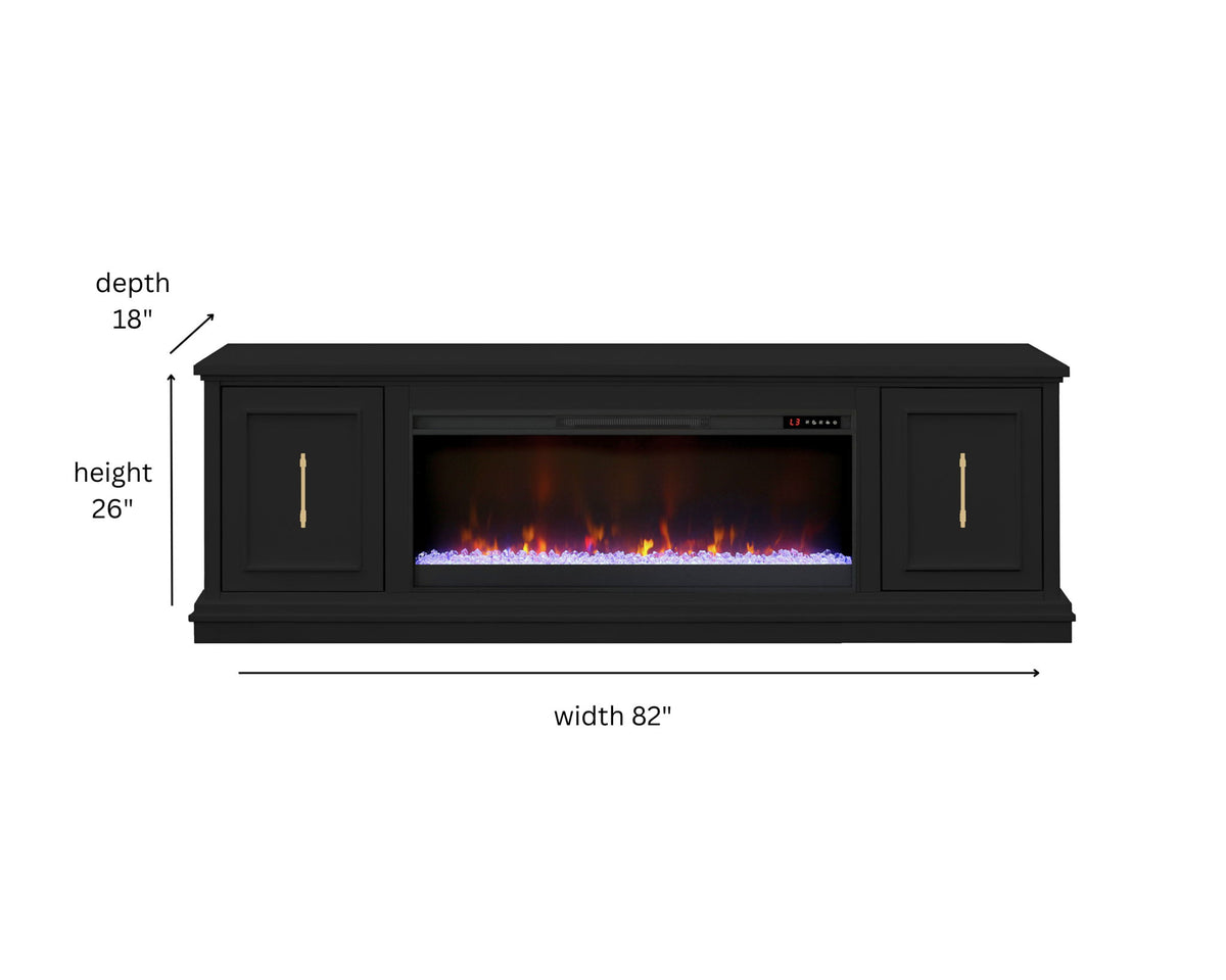 Jordan - Fireplace TV Stand