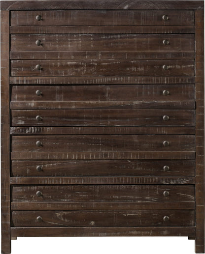 Townsend - Five Drawer Solid Wood Chest - Java (2024)