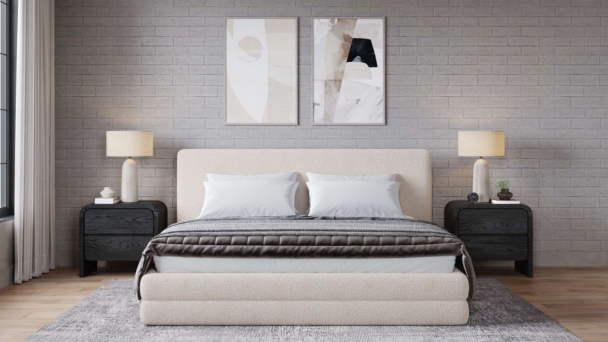 Mika Maya - Upholstered Platform Bed