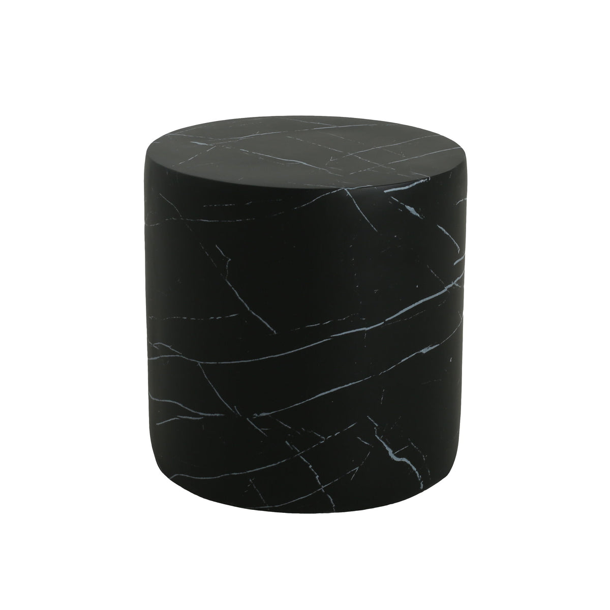 Cylindrical Design, Outdoor Lightweight Concrete Side Table