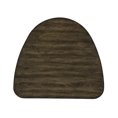 Rex - Guitar Pick Corner Table - Walnut Brown