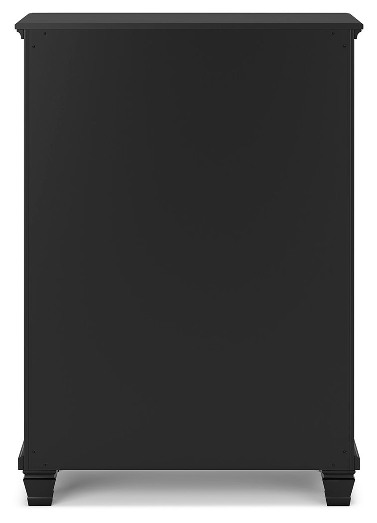 Lanolee - Five Drawer Chest - Black