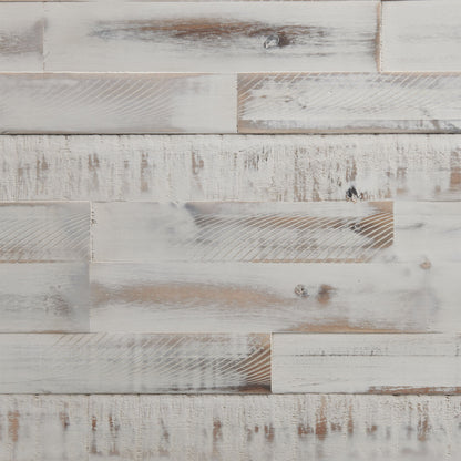 Modern Rustic - Panel Chair - Weathered White