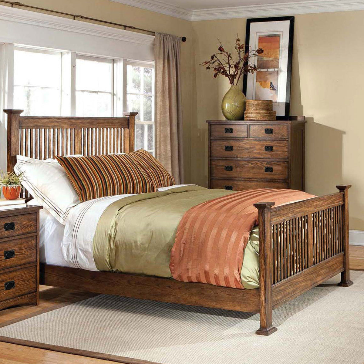 Oak Park - Slat Bed