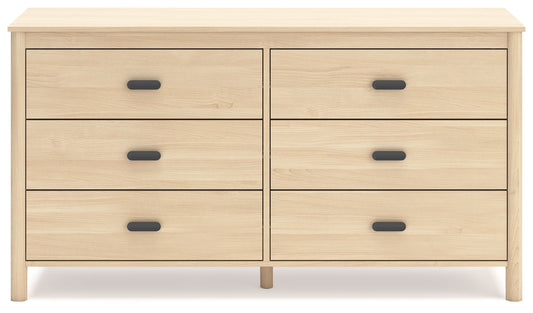 Cabinella - Six Drawer Dresser - Tan
