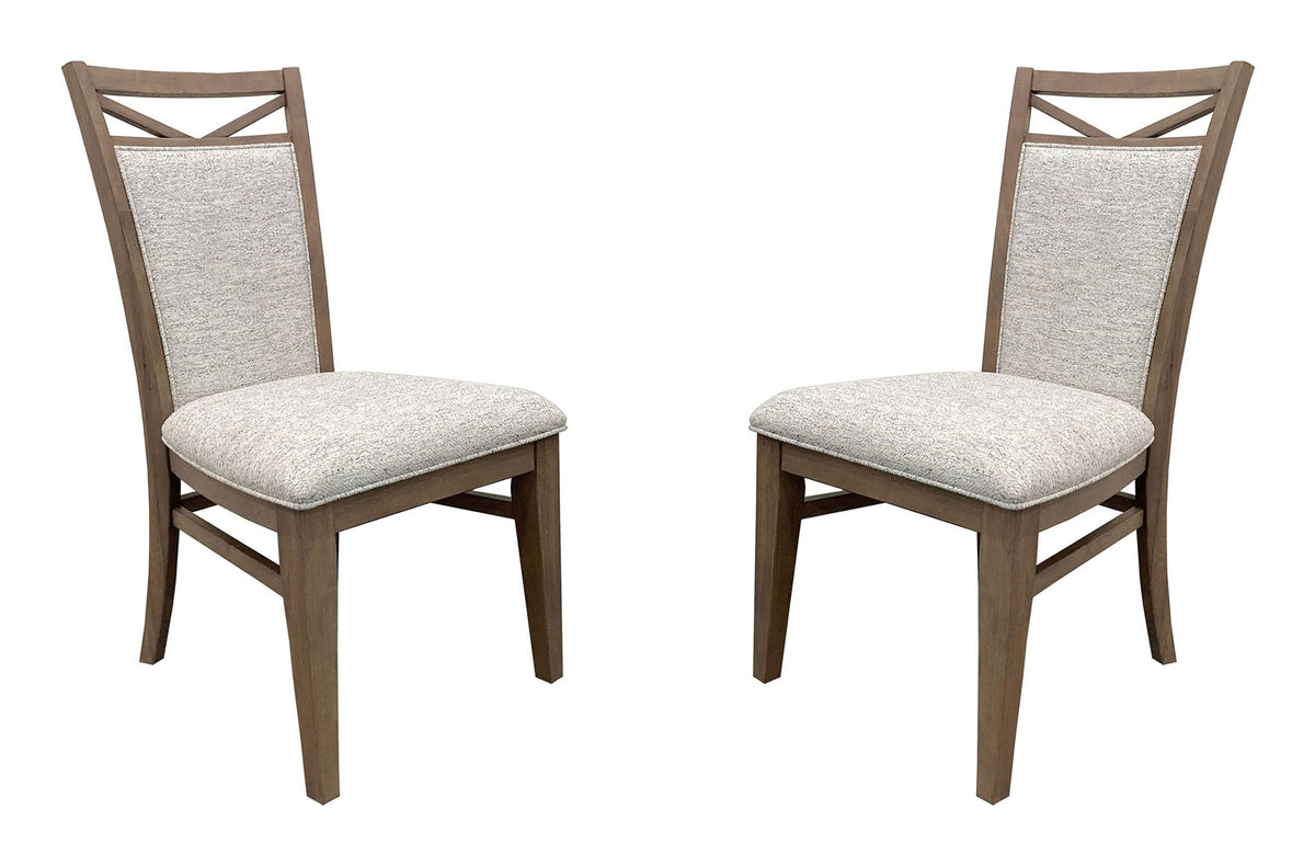 Americana Modern Dining - Upholstered Dining Chair (Set of 2) - Cotton White