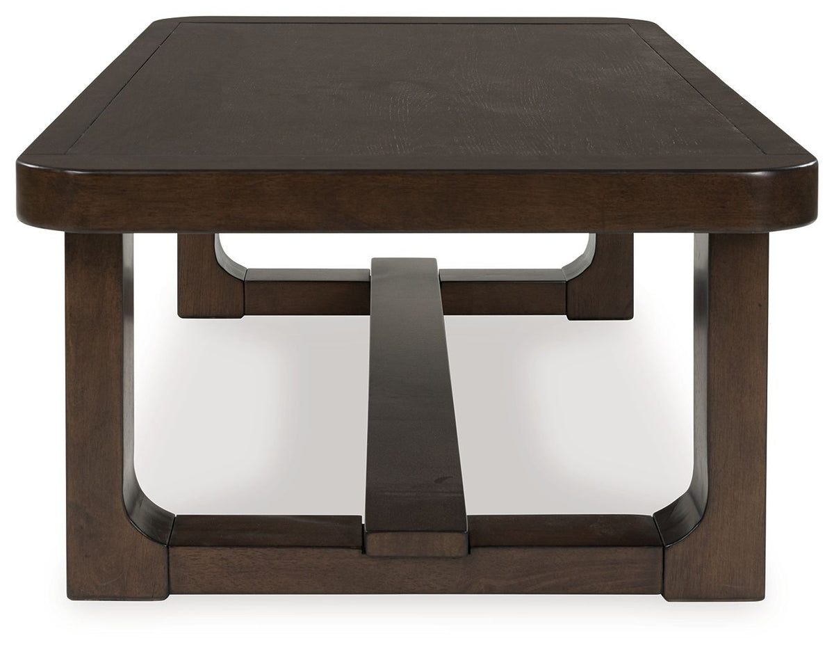 Breckington - Rectangular Cocktail Table - Dark Brown