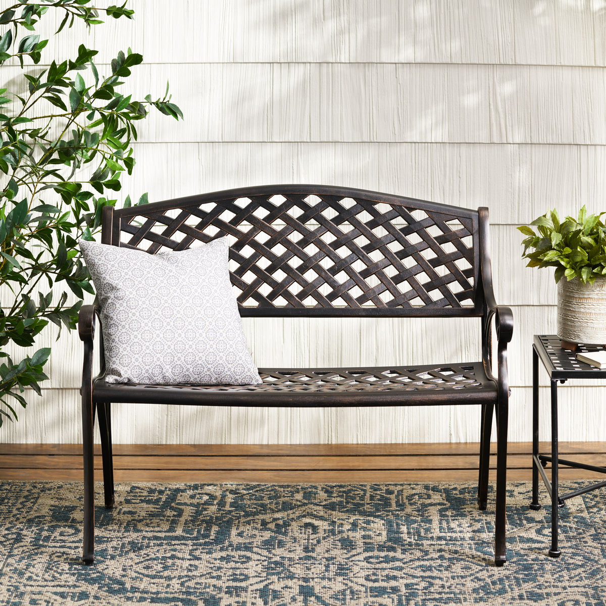 Spencer - Cast Bench - Copper