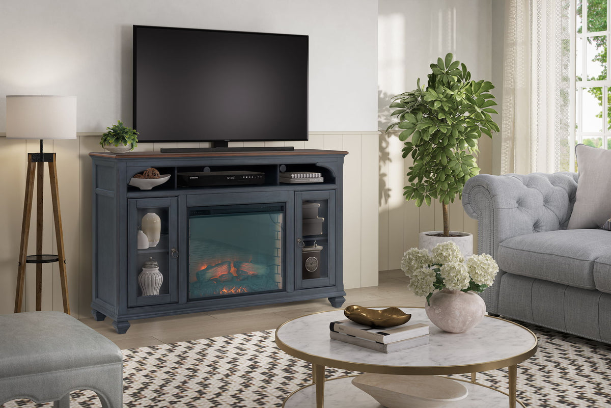 Americana - Fireplace TV Stand