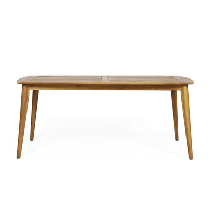 Outdoor Dining Table With Frame - Teak