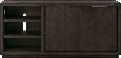 Oxford - 64" Two Drawer Two Shelf Media Console - Basalt Gray