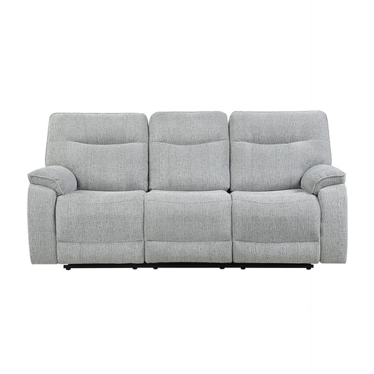 Chablis - Reclining Sofa - Mist Gray