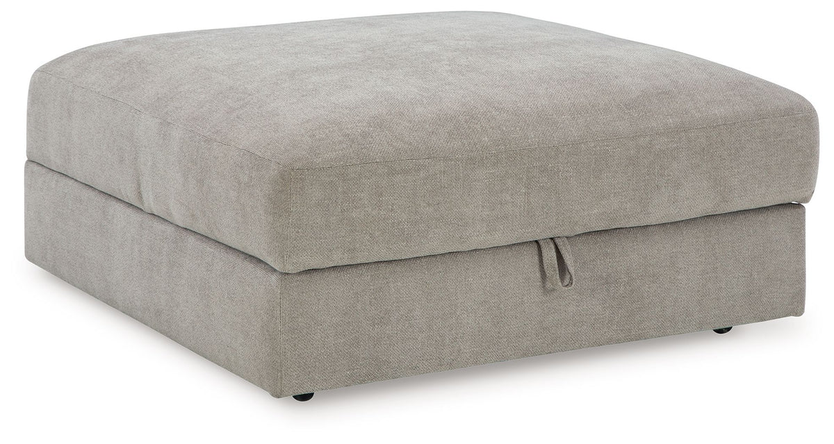 Aslan Court - 2 Pc. - 5-Piece Sectional, Ottoman - Pebble