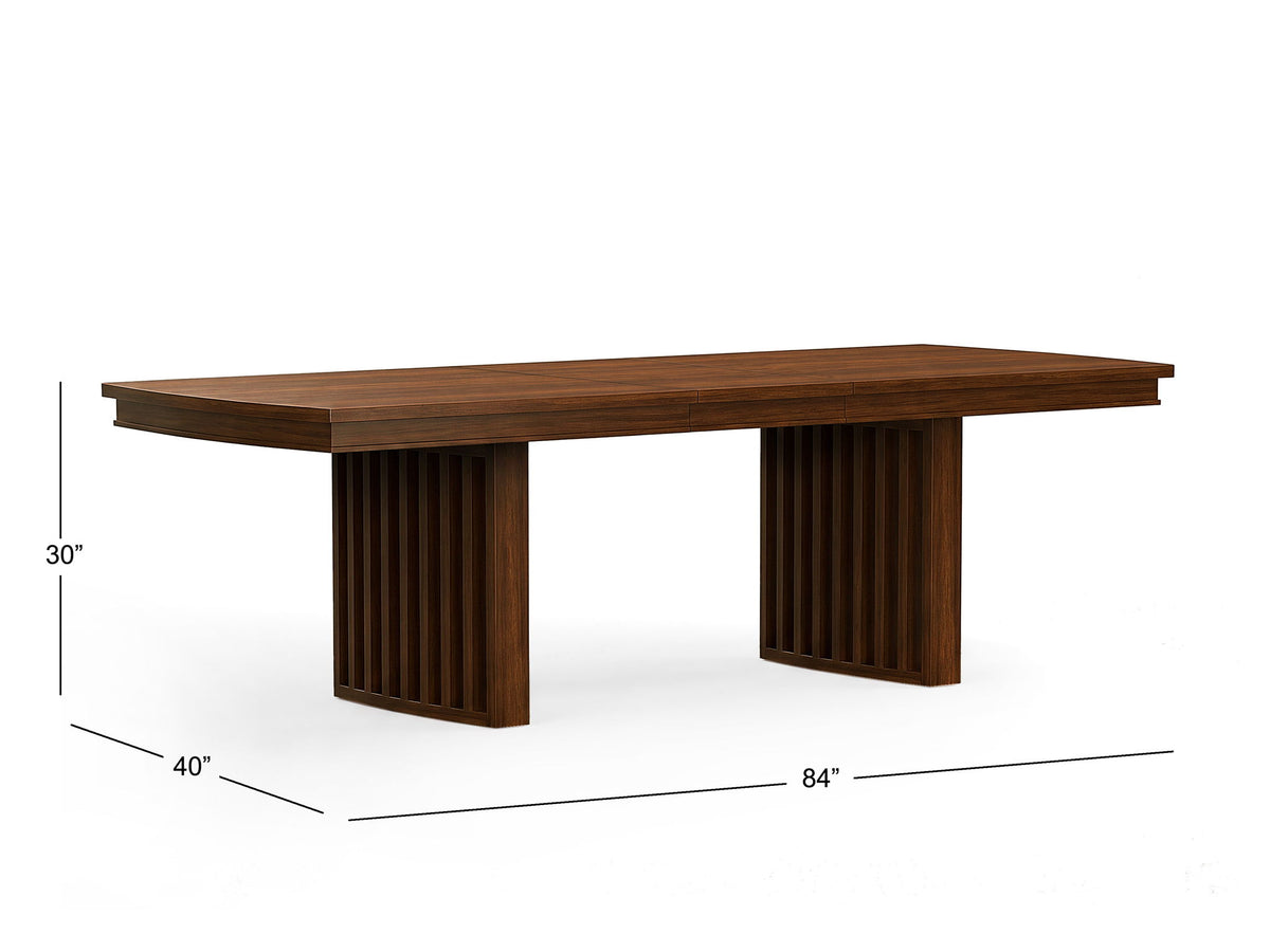 Reena - Extendable Trestle Dining Table Set