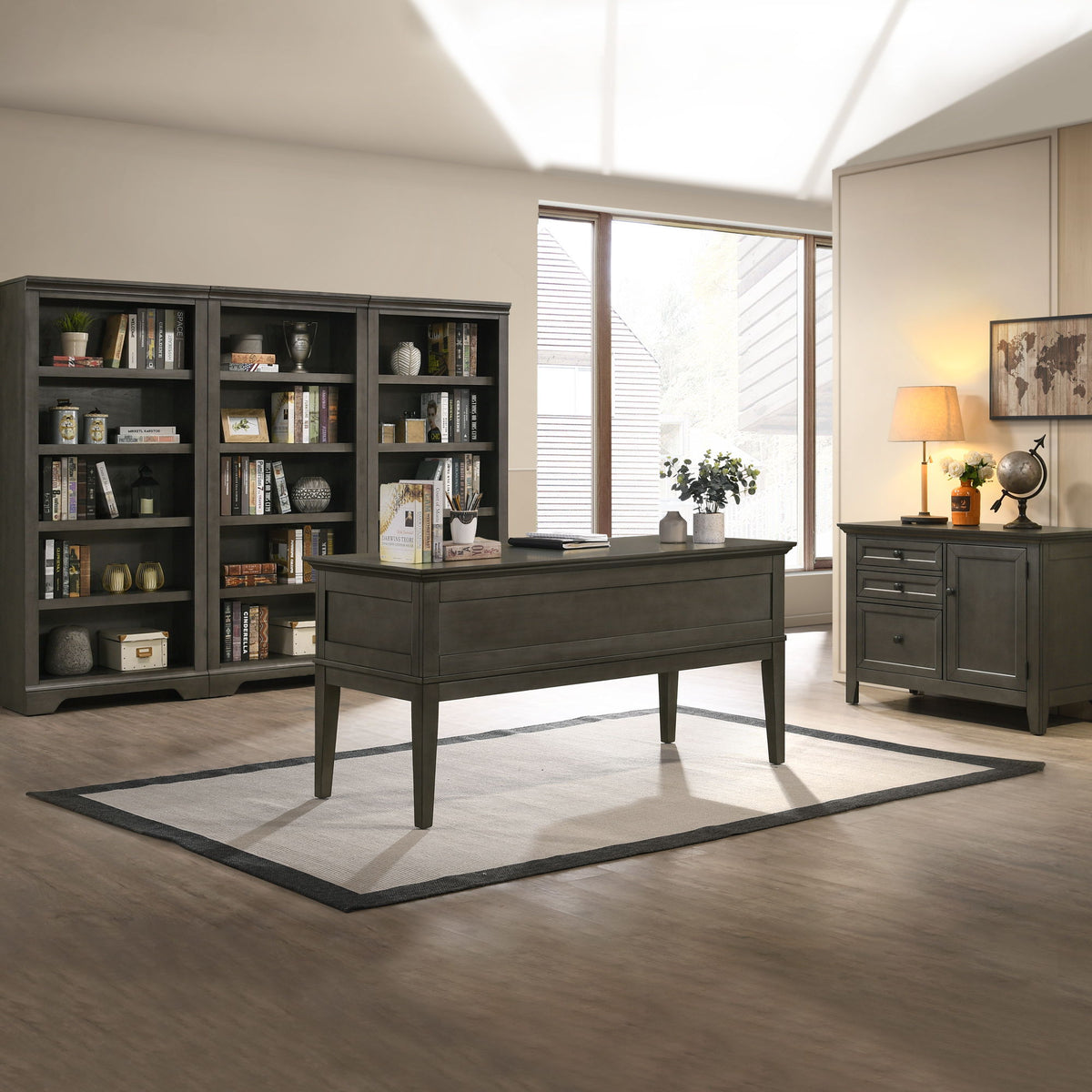 San Mateo - 62" Half Ped Desk
