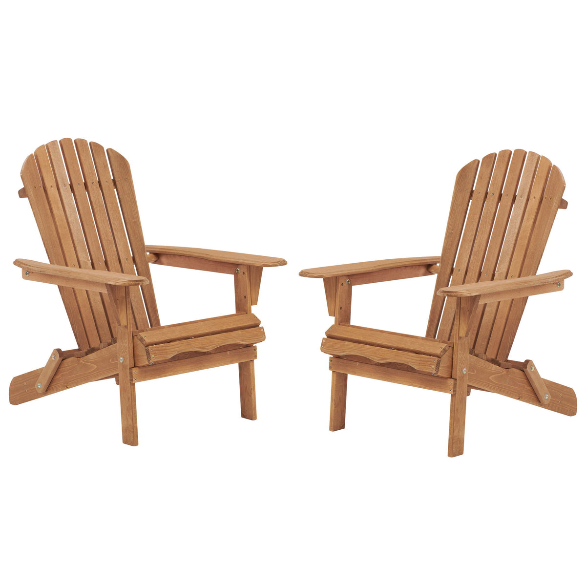 Oversize Outdoor Folding Adirondack Chair, Patio Chair For Garden