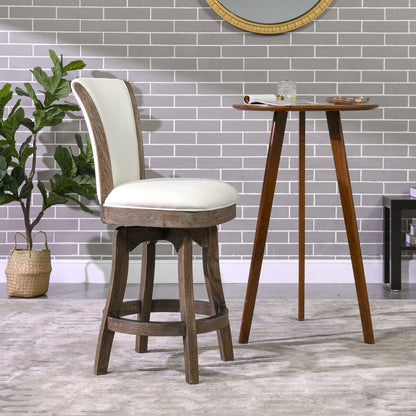 Henry - Armless Swivel Counter Height Bar Stool