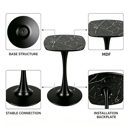 Dining Table Square - Black