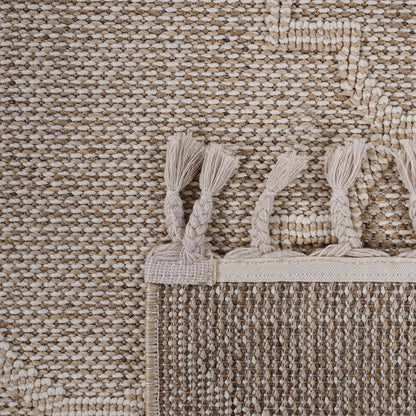 Guros - 8' X 10' Trellis Indoor / Outdoor Area Rug - Cream