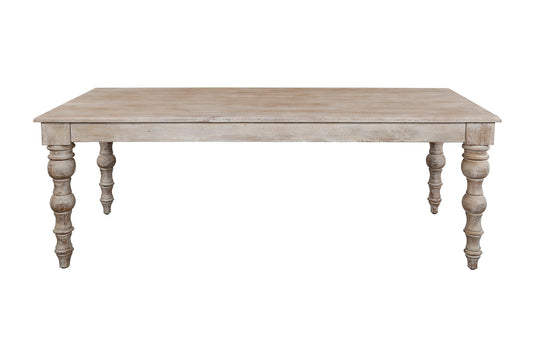 Crossings - Eden Rectangular Dining Table With 4 Upholstered Chairs - Toasted Tumbleweed & Green