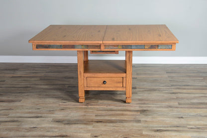 Sedona - Traditional Wood Dining Table - Rustic Oak