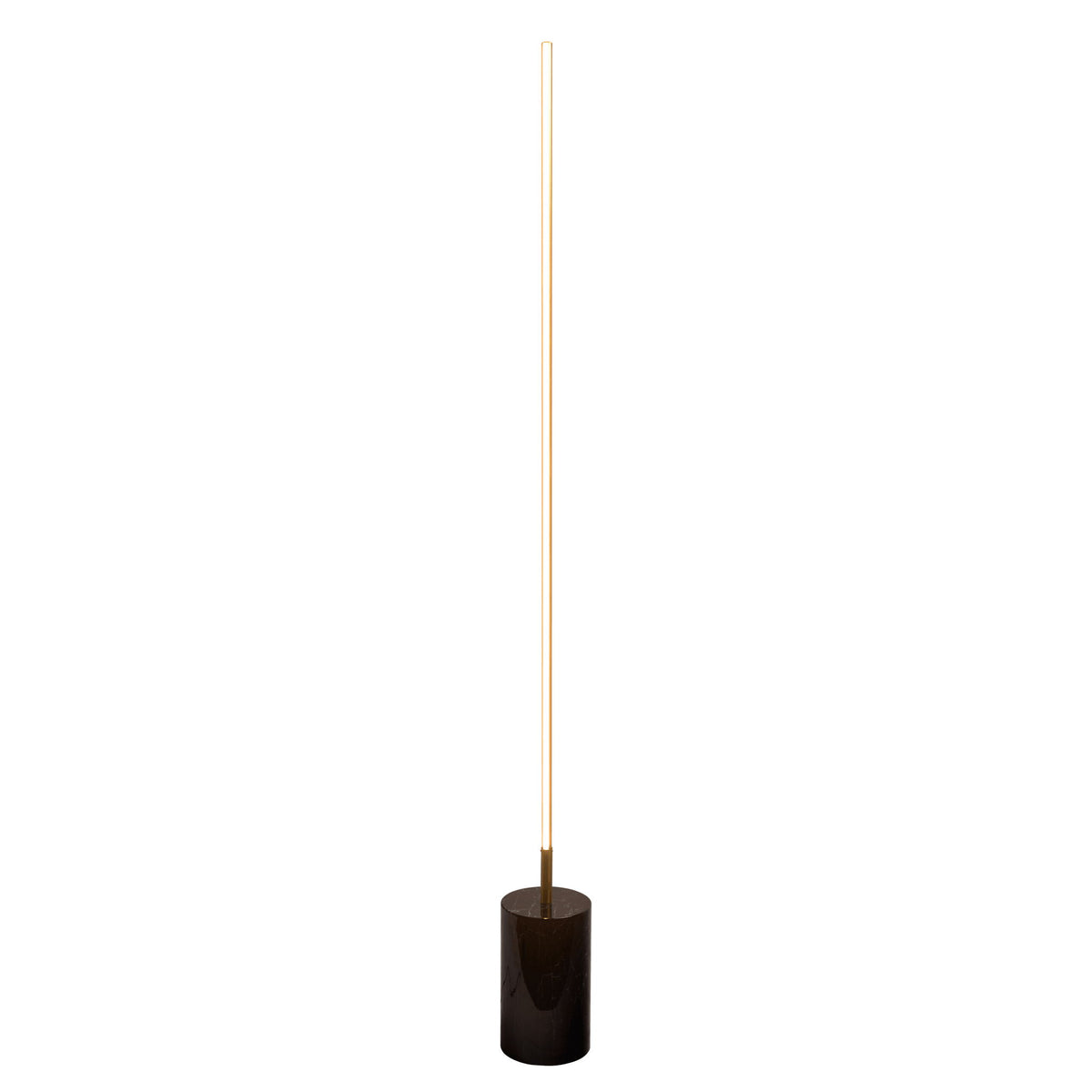 Prism - LED Floor Lamp With On / Off Switch Base - Gold / Marble