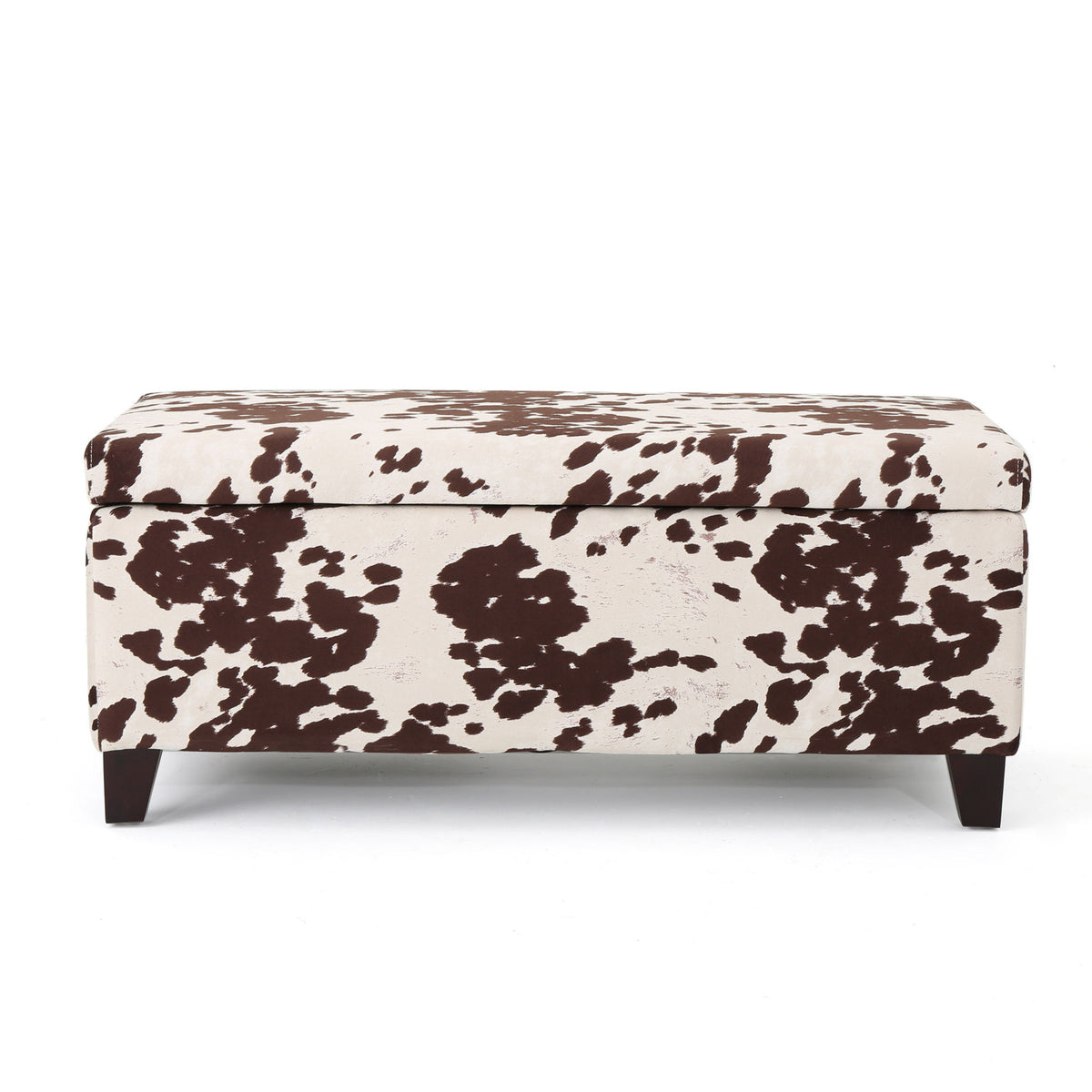 Storage Ottoman - Brown Multi
