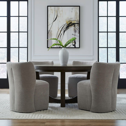 Accent Dining - Dining Chair With Casters Accent