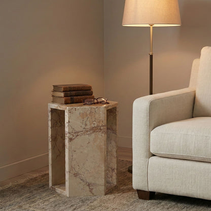 Modern Minimalist Hexagon Side Table