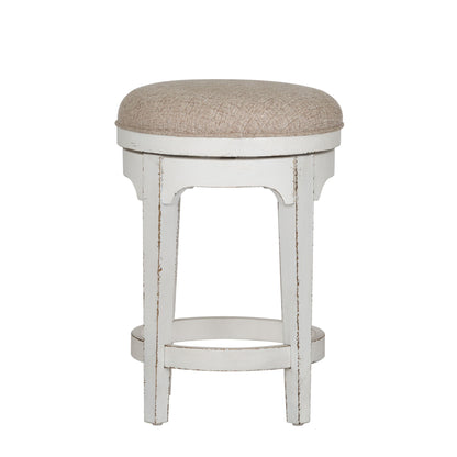 Magnolia Manor - Console Swivel Stool - Antique White