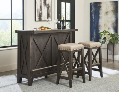 Yosemite - Solid Wood Bar Table - Cafe